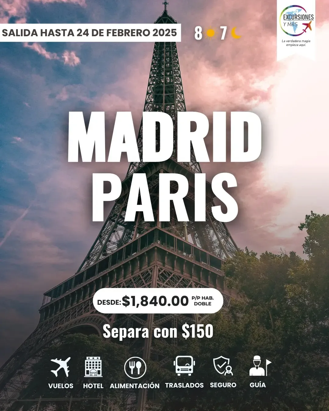 madrid paris